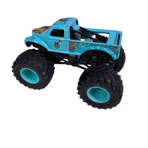 Monster Jam Whiplash Monster Truck Light Blue Diecast 1:64 Scale Toy Car 2018